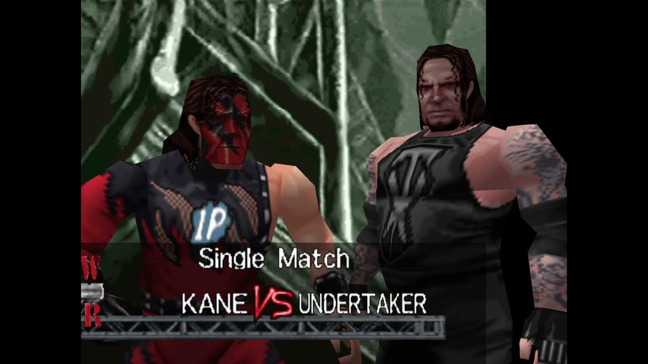 WWF WRESTLEMANIA 2000 N64: KANE VS THE UNDERTAKER - FULL MATCH #gameplay #wwe #game
