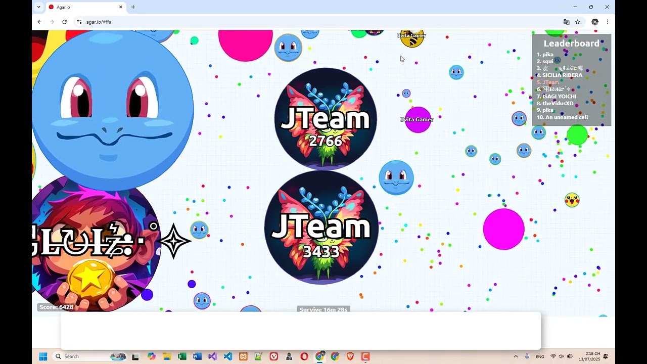 Agar.io Battle Royale - Can I Survive to the End #16