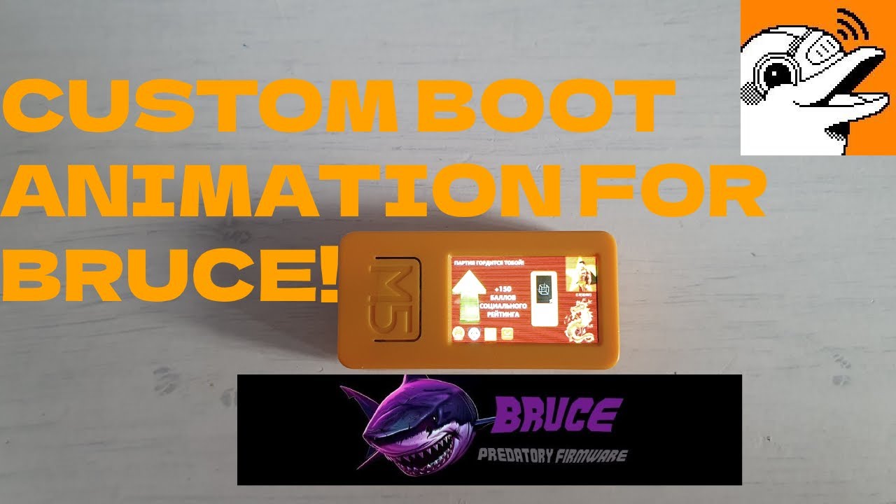 How to Install BOOT animation on BRUCE firmware!
