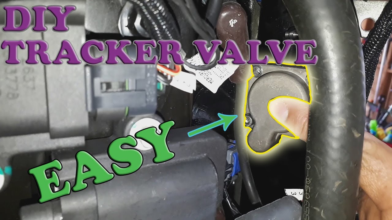 How to replace Tracker Valve