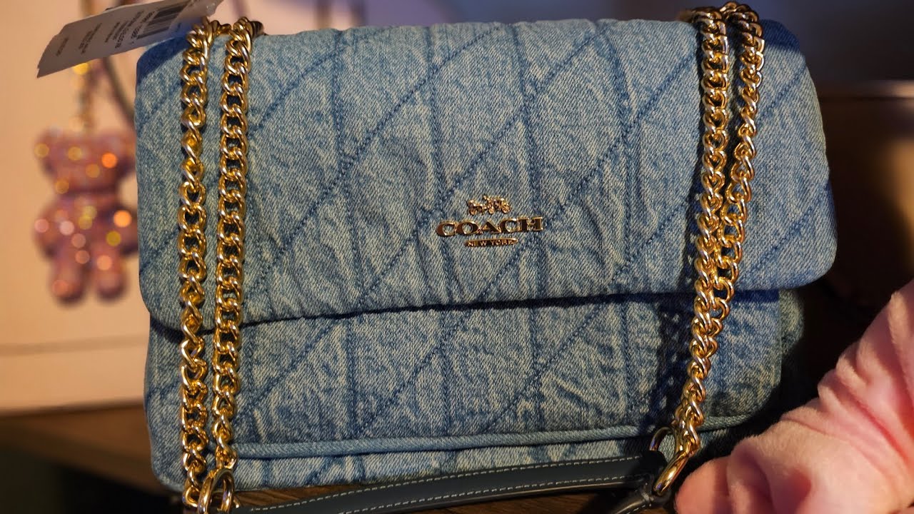 Coach Elodie Crossbody Bag color ( gold/indigo )