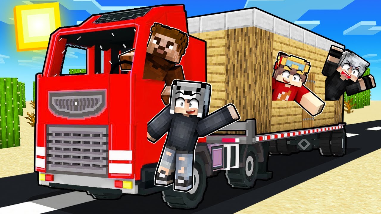 ARKADAŞLARIMLA ÇÖLDE TIR YOLCUĞUNA ÇIKTIK 🤣 - Minecraft