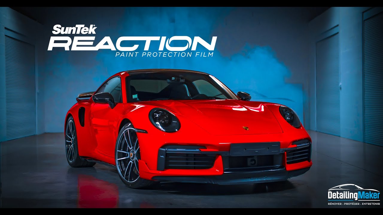 Film de protection carrosserie : les étapes sur une Porsche 992 Turbo S