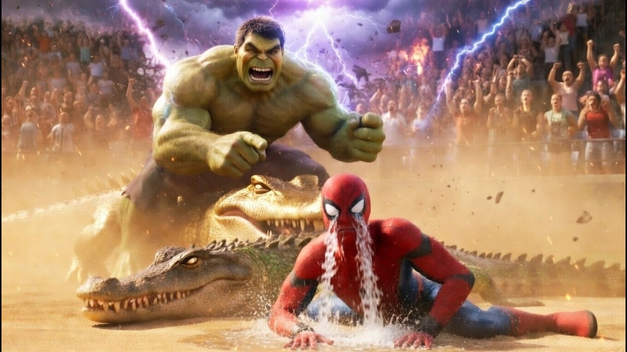 «Spidey vs Hulk: My Victory → His Revenge 😭🔥»