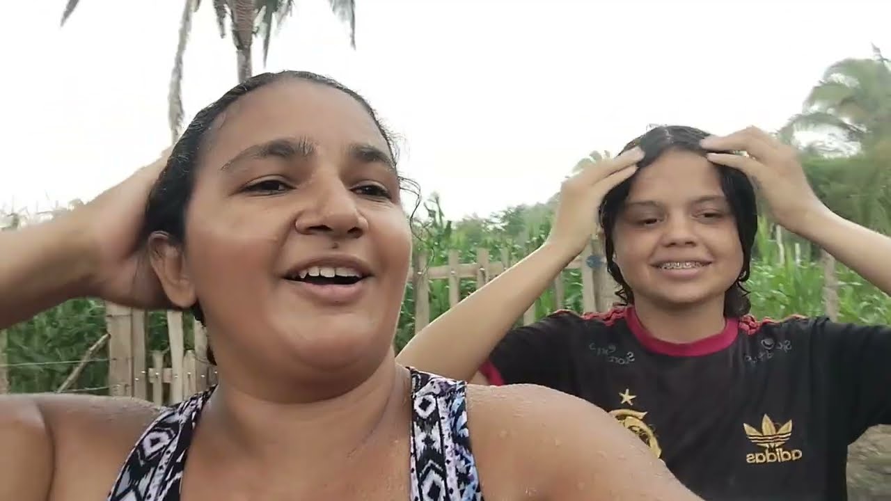 Fui ver como está a plantação do morais com a esposa dele