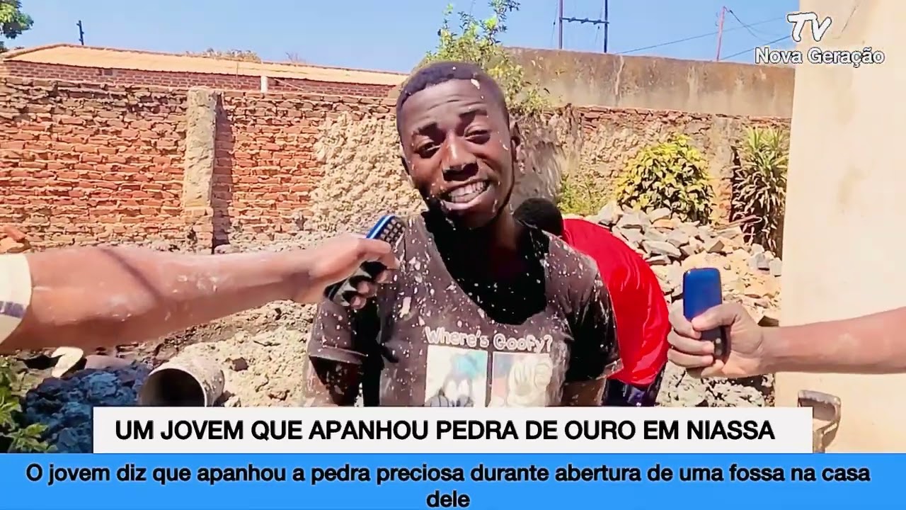 Dji Bravo Jovem que apanhou ouro durante cava&ccedil;&atilde;o de fossa🔥🔥🔥😂😂