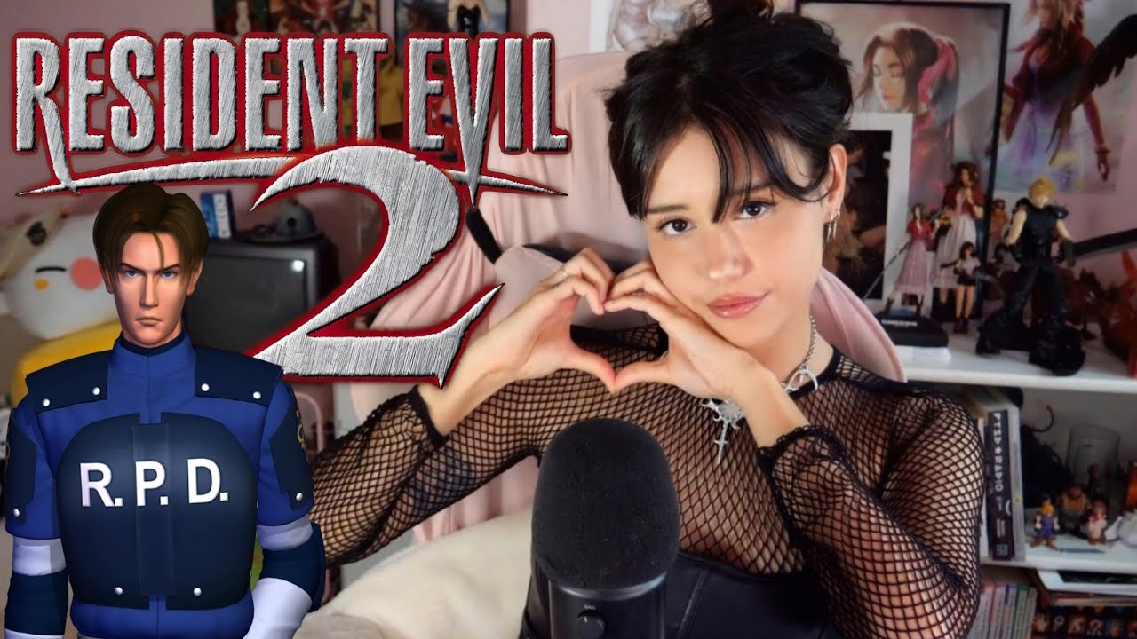 ASMR Resident Evil 2 Knife ONLY Run🔪 normal mode - gameplay | whispered 🎮 controller sounds