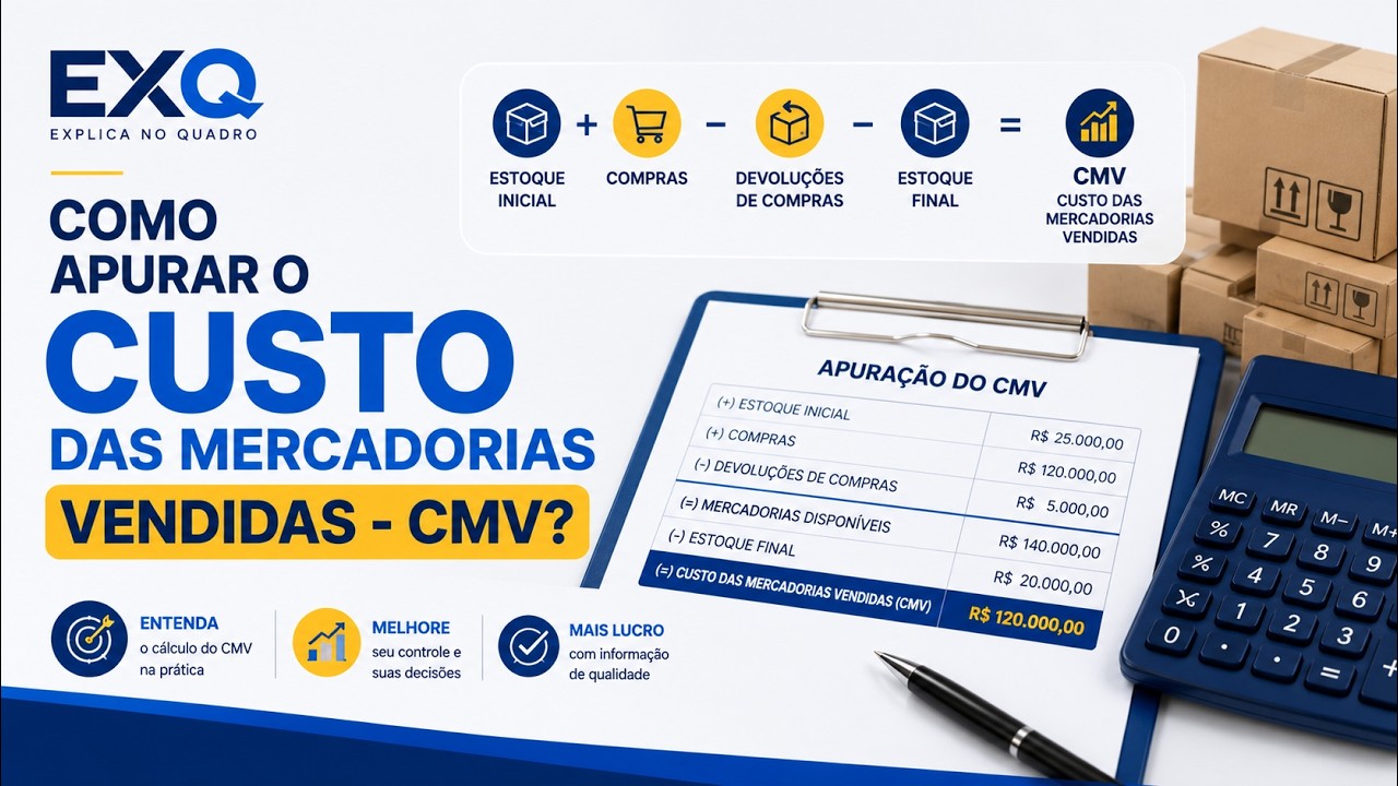 Como apurar o Custo das Mercadorias vendidas - CMV?