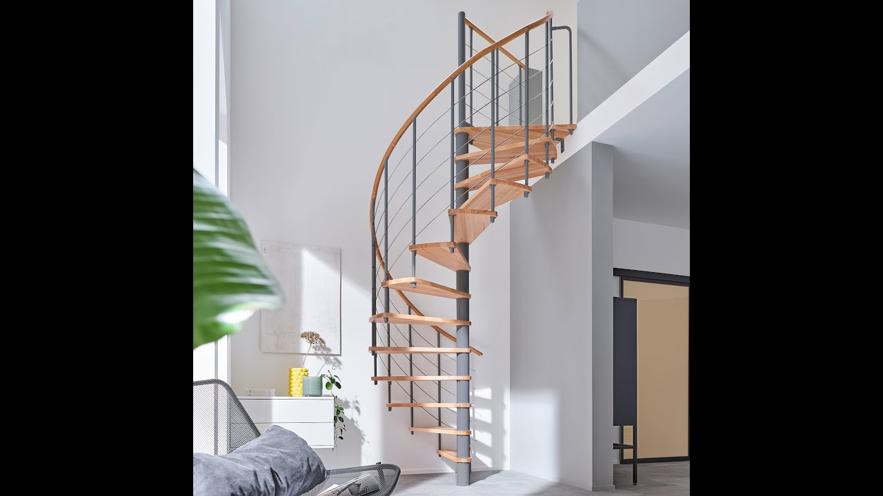 Montagevideo Wendeltreppe Intercon Caparo