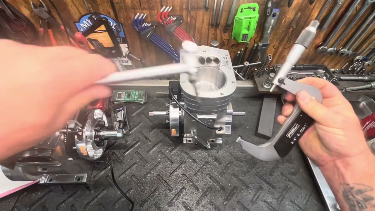 How to measure your bore for accurate piston size! Blossom Racing, Junior Dragster, Jr Dragster.