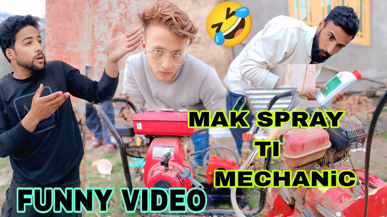 Mechanic Ti Mak Spray Funny Video | By | Dar Productions