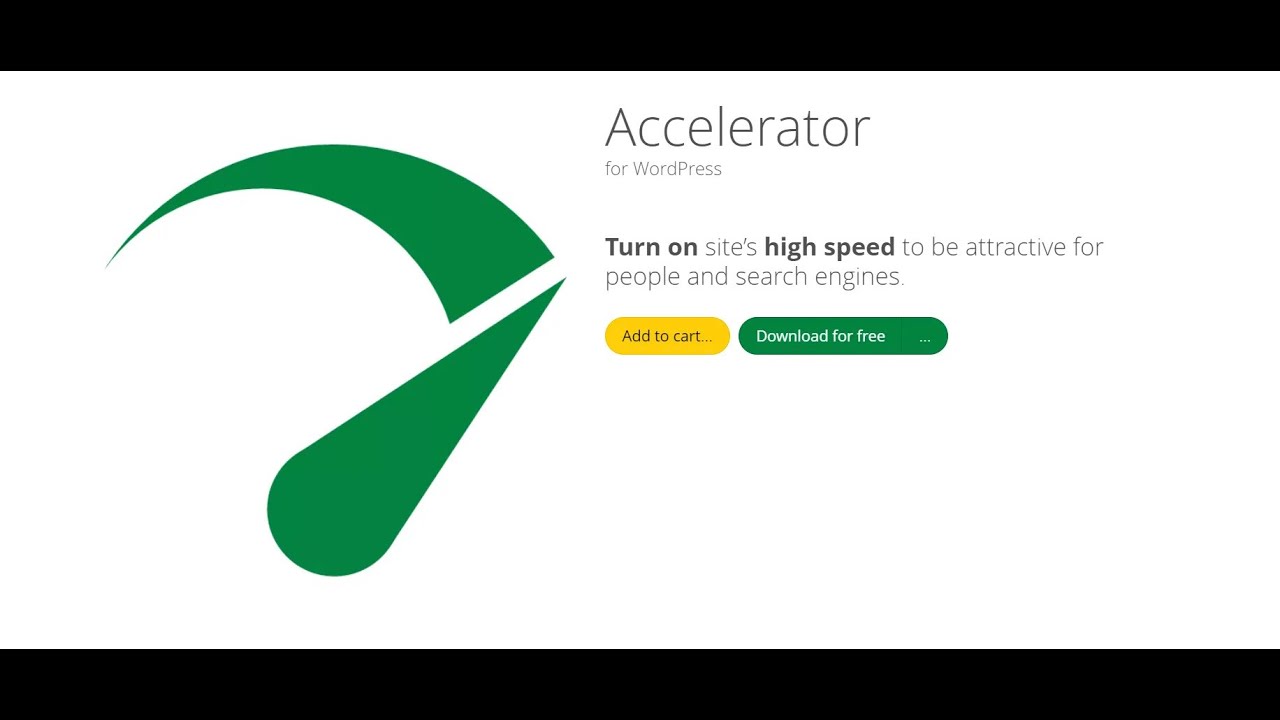 WordPress Speak optimization and Seraphinite Accelerator