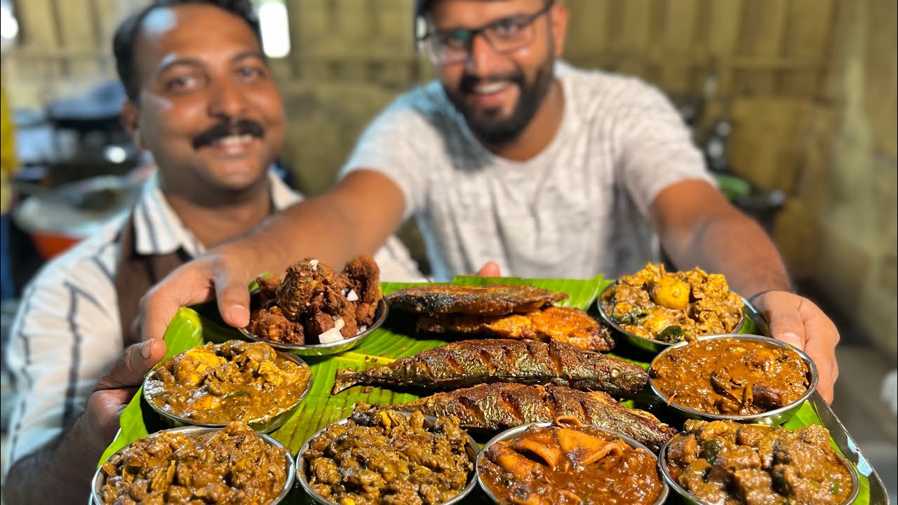 ഈ കോവിലകത്തെ ഊണിന്റെ കൂടെ ചെമ്മീനും കൂന്തളും മാത്രമല്ല വേറെയും മീൻ വിഭവങ്ങളുണ്ട് Kovilakam MessHouse