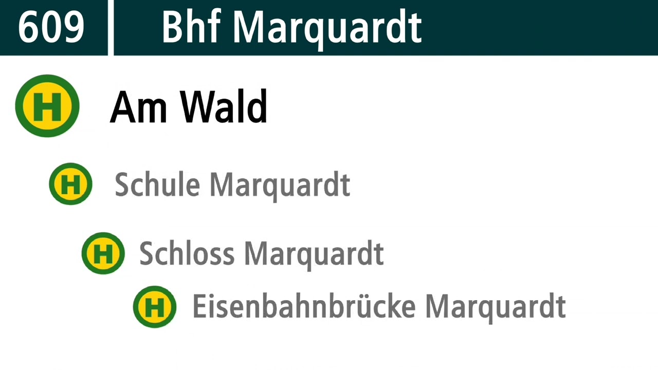 [ViP Potsdam] Ansagen der Linie 609