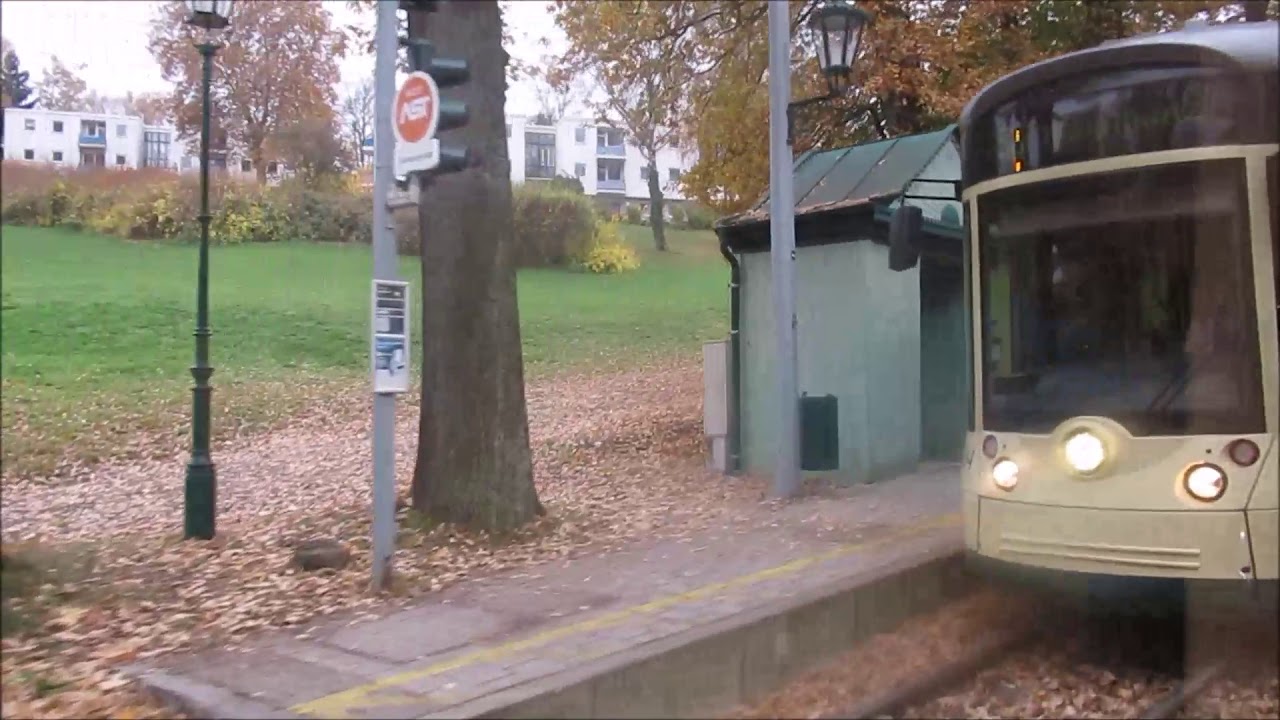 Pöstlingbergbahn - Tram to the hill in Linz Austria - narrow-gauge railway - רכבת קלה