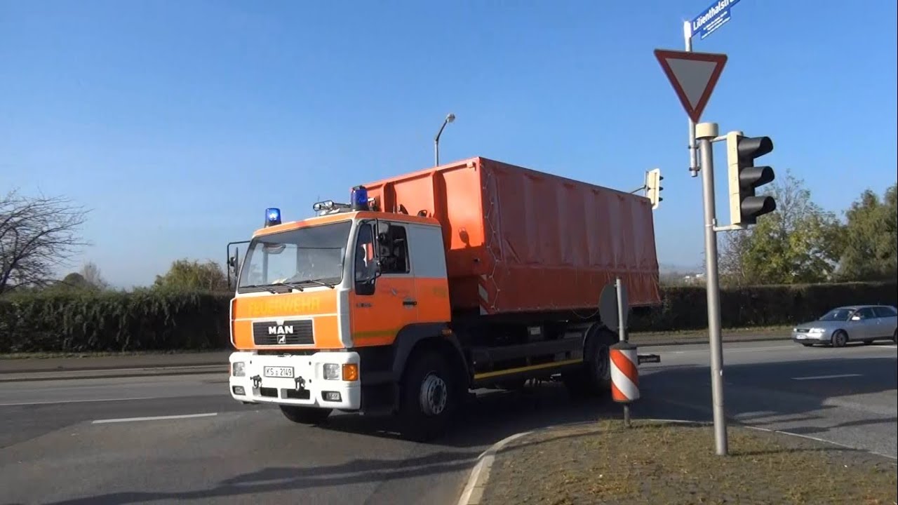 [Feuer im Tanklager] Großübung der Feuerwehr Kassel