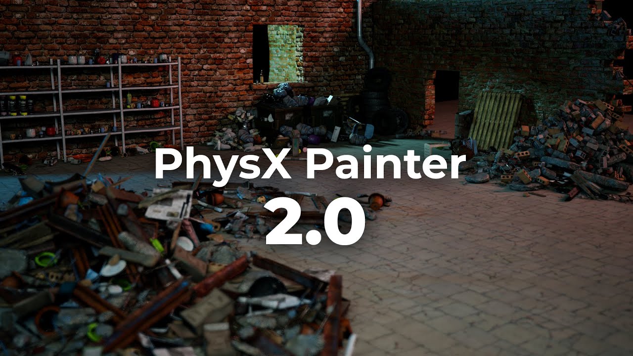 PhysXpainter V2.0 huge update - 3dsmax plugin