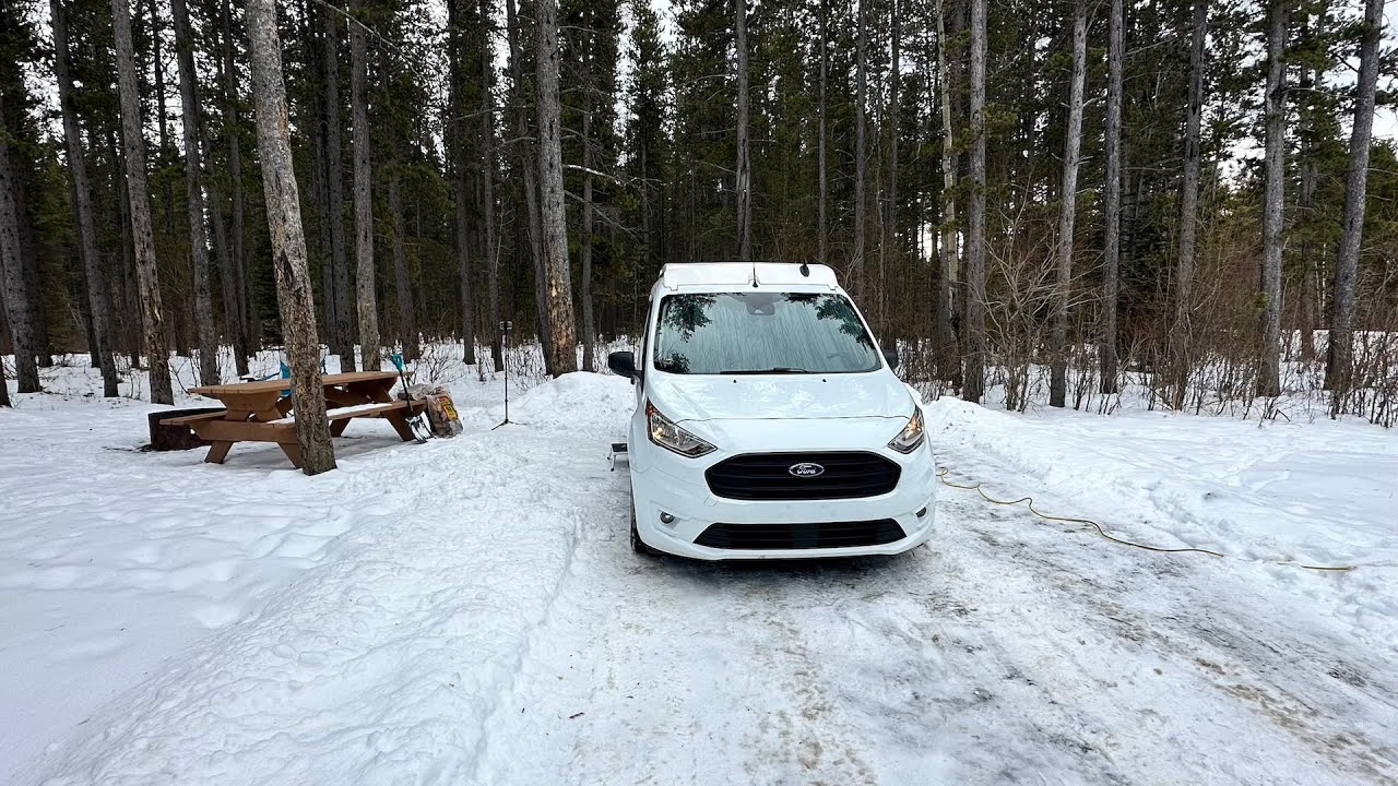 New Years Eve, winter camping, #wintercamping #alberta #campervan