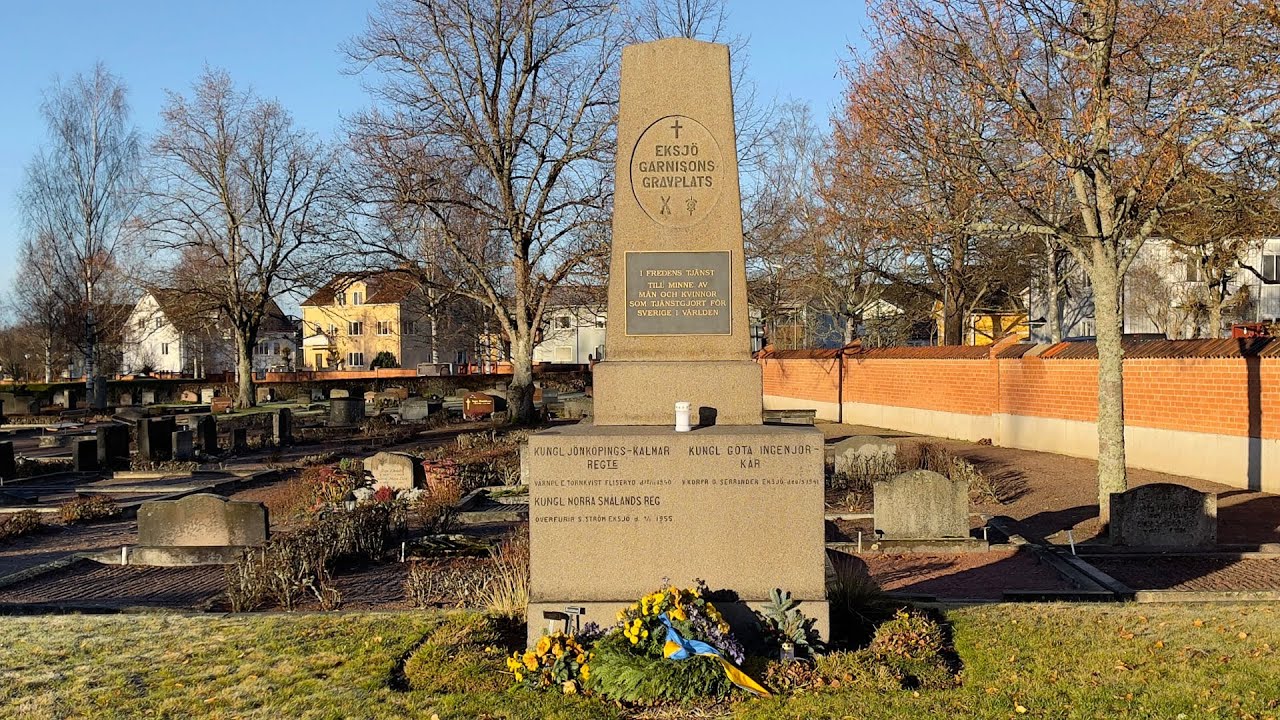 Eksjö St Lars kyrkogård - Eksjö Garnisons gravplats