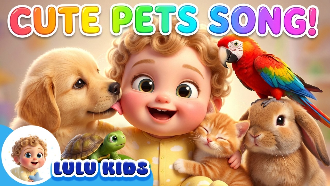 “My Cute Pets at Home 🐶🐱 | Baby Boy Plays with Adorable Animals | Fun Kids Rhyme!”  #lulukids #baby