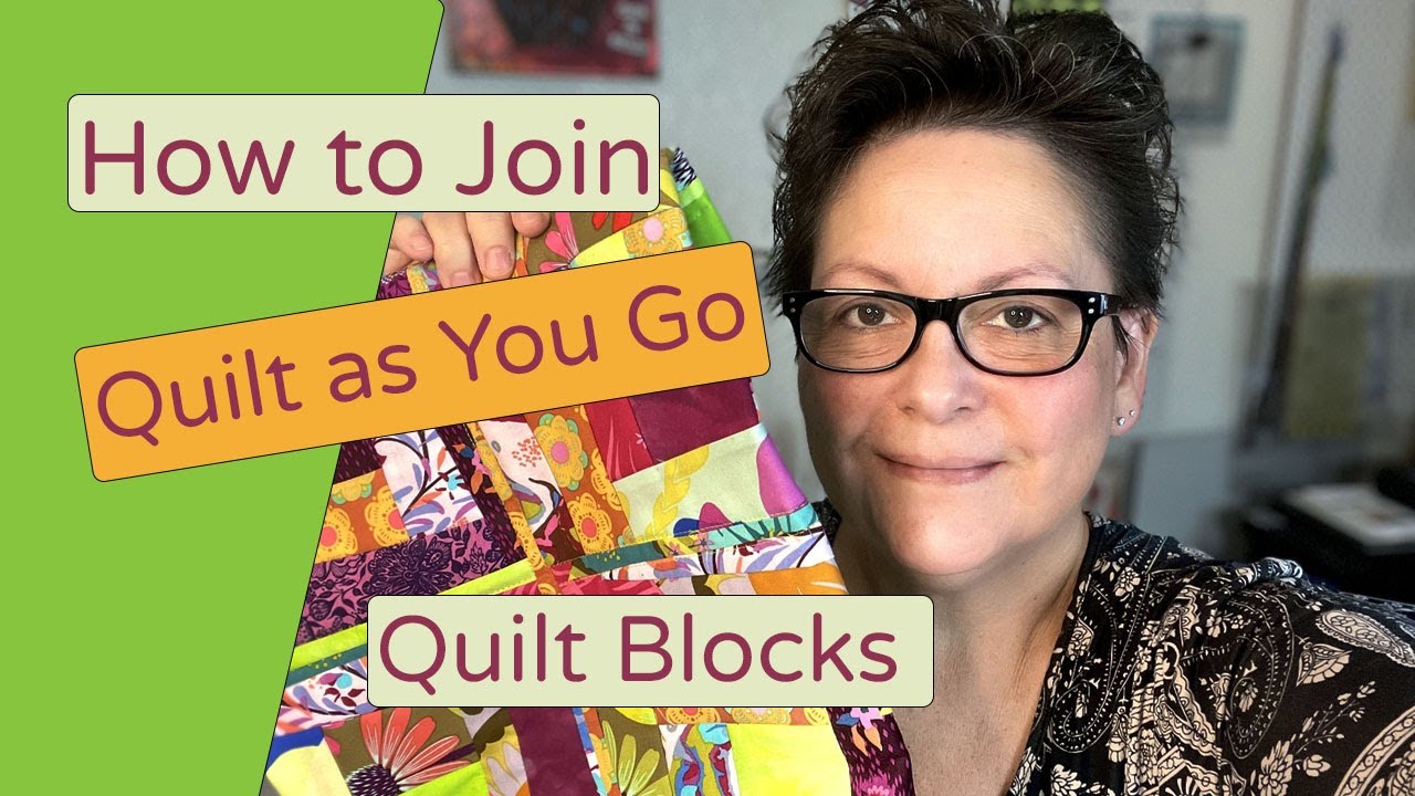 Fast and Easy How to Join Quilt as You Go Blocks