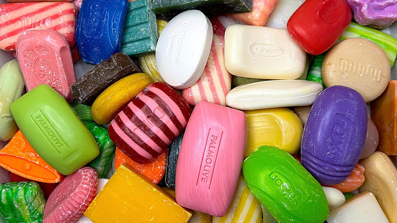 Soap box. Cutting different soap. Asmr soap (no talking)