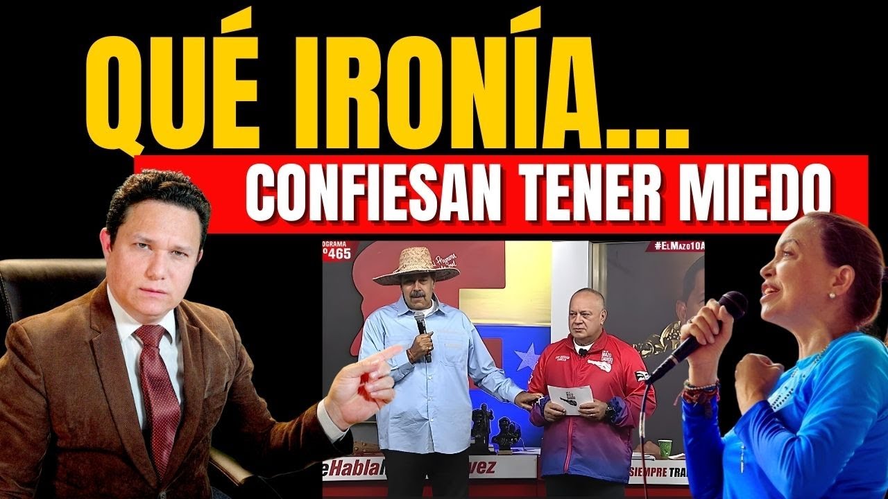 MADURO Y CABELLO CONFIESAN TENER MIEDO. MIEDÓMETRO ACTIVO