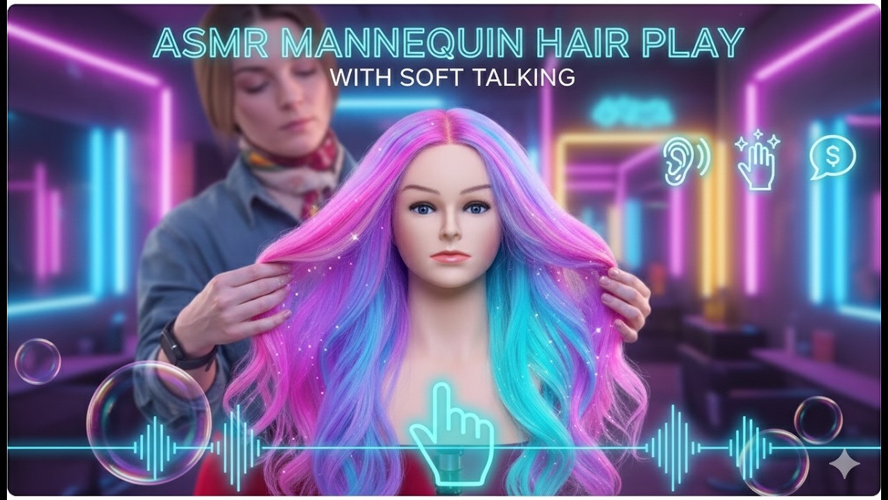 Asmr Mannequin Head Hair Play