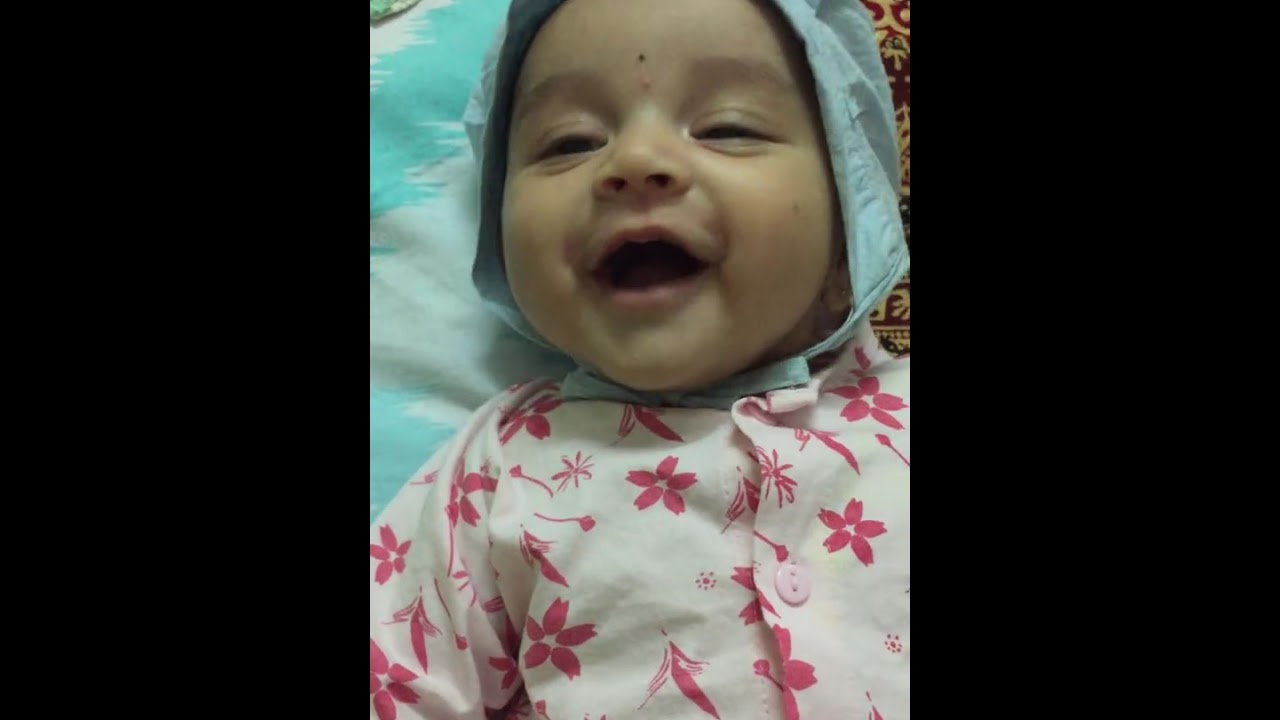 Cute little baby talking with her mom.| Cutest baby talk ever | Baby talking at three months old