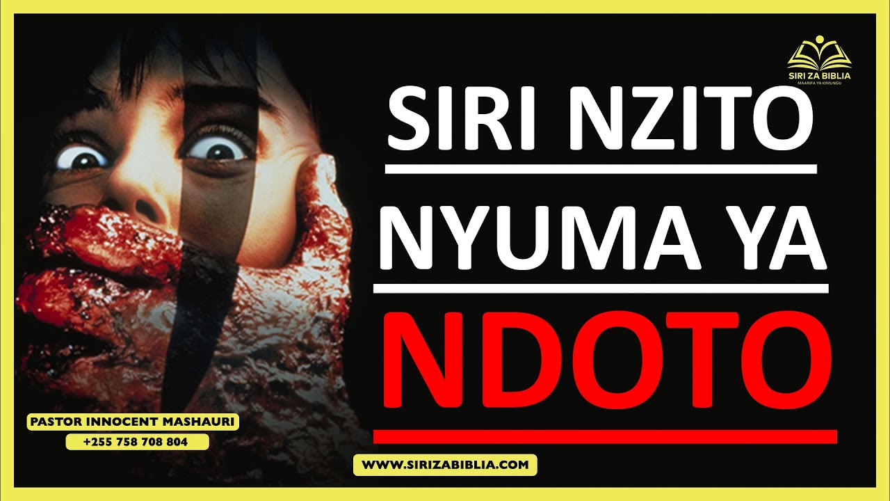 NDOTO ILIYOHARIBU MAISHA YAKO // WINGU LA GIZA