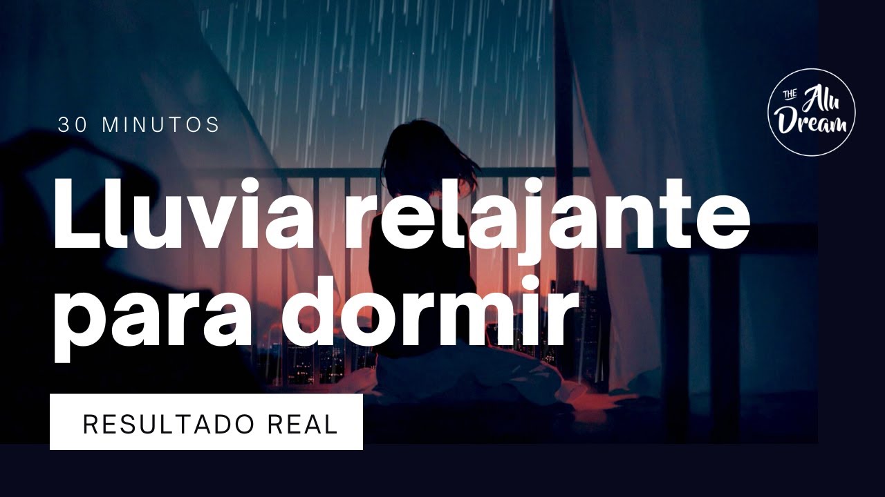 LLUVIA RELAJANTE en el balcón para DORMIR en 30 MINUTOS