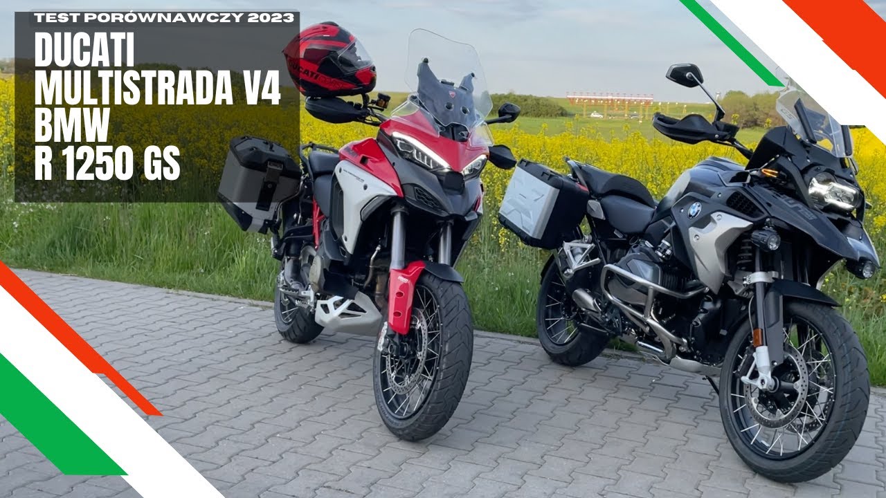 Kt&oacute;ry turystyk jest najlepszy w 2023 roku? - Test Ducati Multistrady V4 Rally i BMW R 1250 GS
