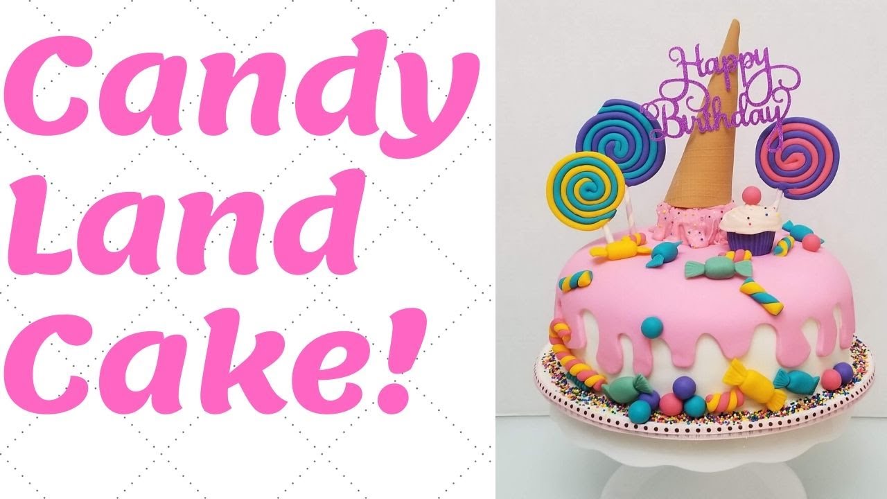 How to make a candyland cake |  Tutorial en Fondant