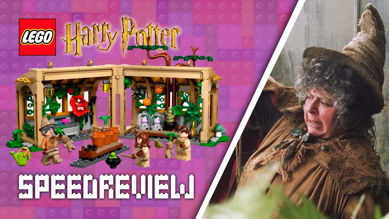 Clase de Herbología en Hogwarts 🌿✨ LEGO Harry Potter 76445 Speedbuild + Review