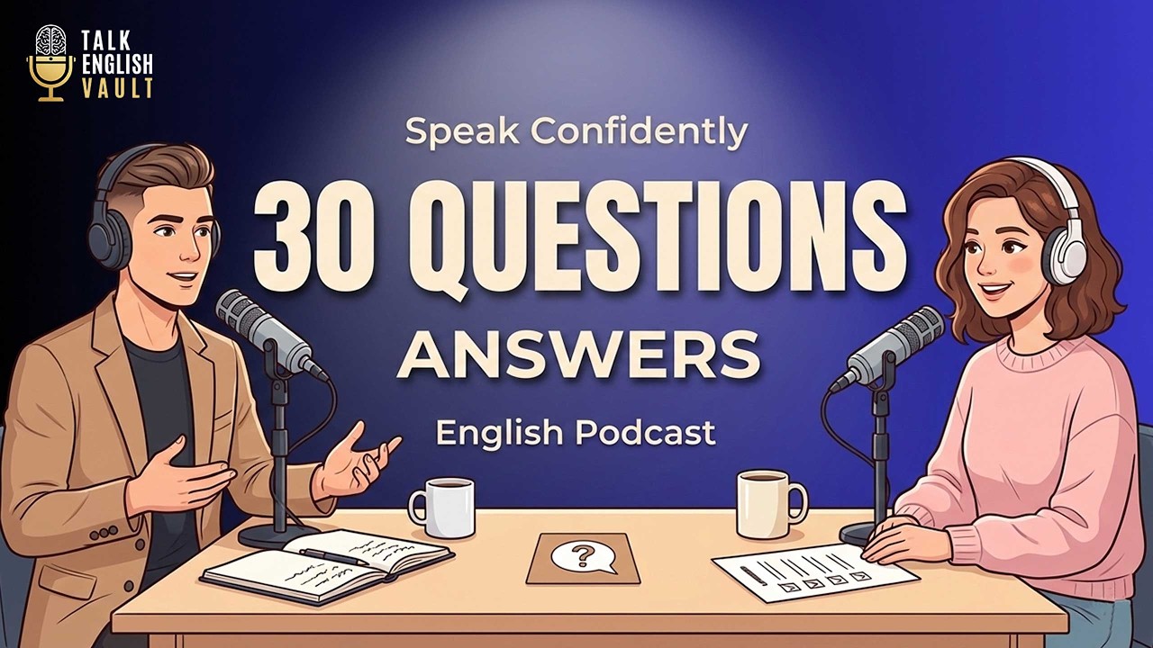 30 Common Questions & Answers Practice | Daily English Speaking | English Podcast