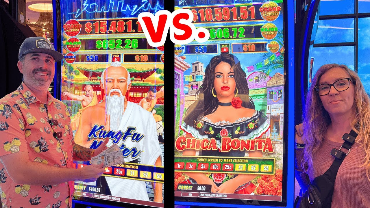 HUBBY VS. WIFEY CHALLENGE DAY! WE PLAY LIGHTNING LINK DOLLAR STORM. #slots #games #casino #gaming