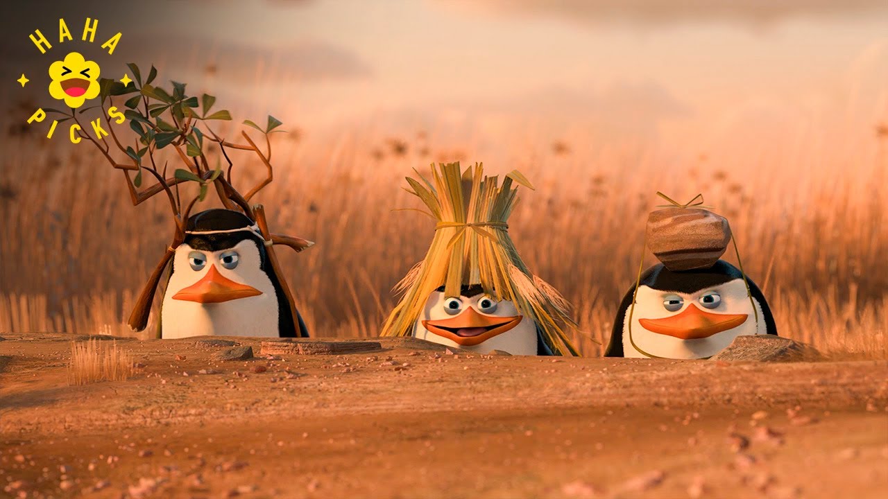 The Penguins Steal a Safari Car | Madagascar: Escape 2 Africa