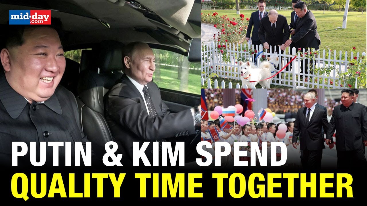 Spending Time With Dogs To Driving, Watch Putin & Kim Spending Quality Time Together