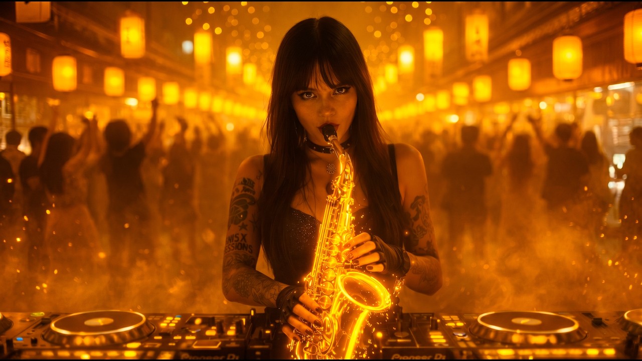 Dark House with Saxophone | Golden Sax Hypnotic Groove & Night Drive Mix (1 Hour) 2026