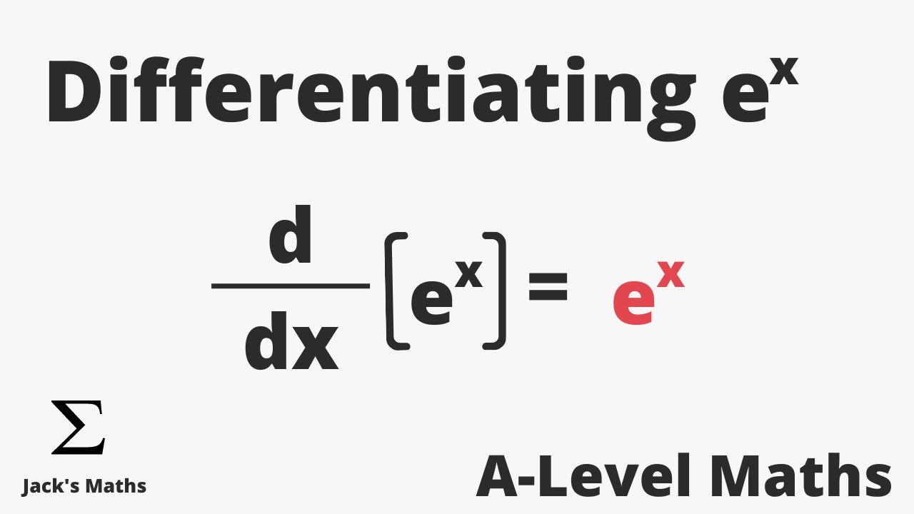 EVERYTHING You Need to Know About Differentiating e^x in UNDER 6 Minutes! | A-Level Maths