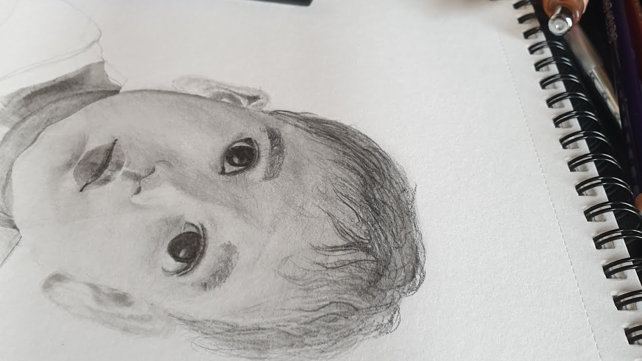 How to Draw a Cute Baby Face | Easy Drawing