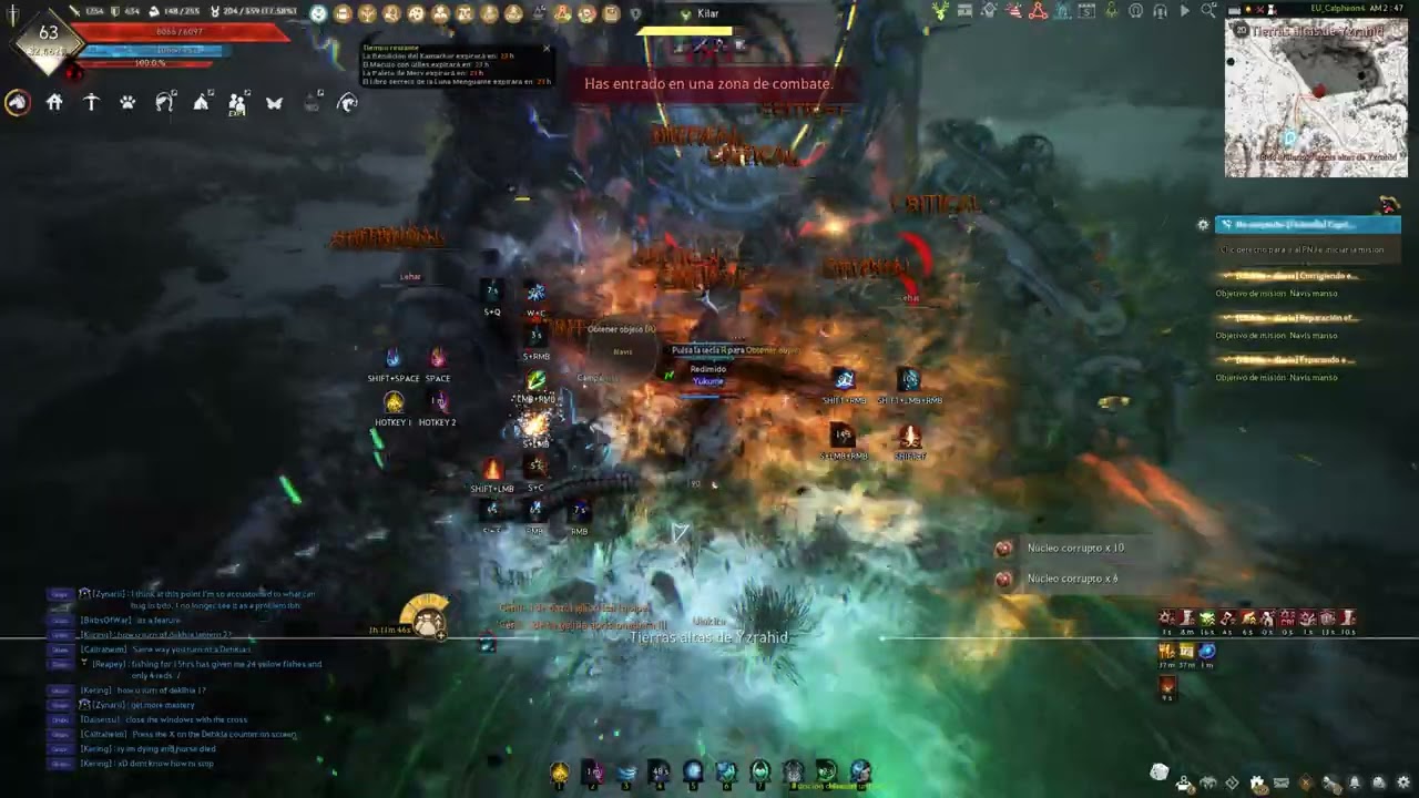 Black Desert Online : Witch Succesion Yzrahid Rotation
