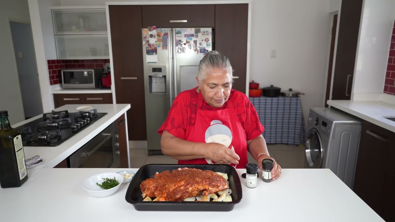 Готовим заново наш рецепт бараньей ноги к дню рождения Пранеша!