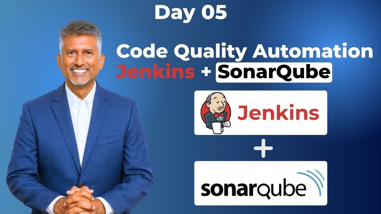 Day 05 (Part 1) – Automate Code Quality Check with SonarQube in Jenkins CICD - Step by Step Tutorial