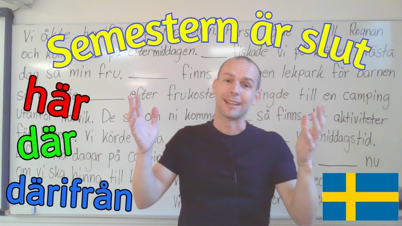 Peter SFI &auml;r tillbaka och vi jobbar med rumsadverb