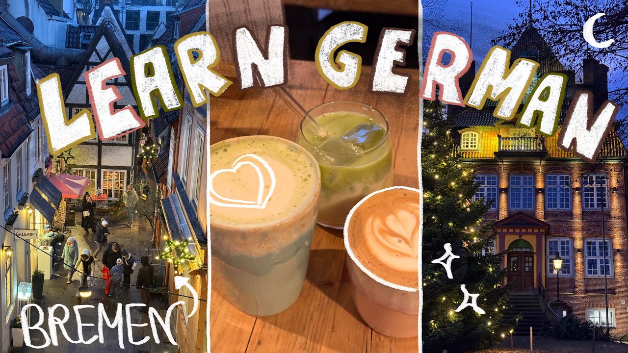 (with sub) Learn German with a VLOG! Ep. 11 / Bremen and Cuxhaven 🎄🫖