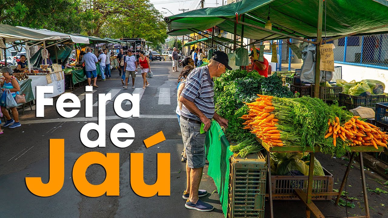 FEIRA LIVRE EM JA&Uacute;, S&Atilde;O PAULO