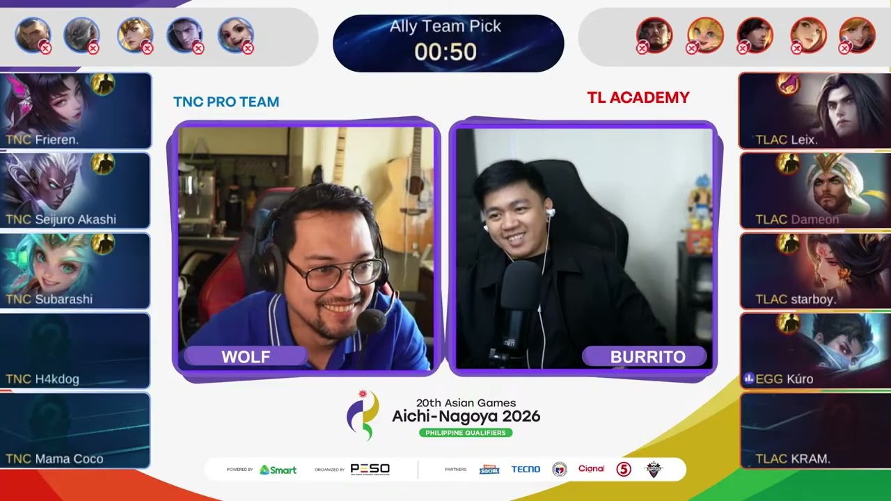 TNC Pro Team vs TL Academy