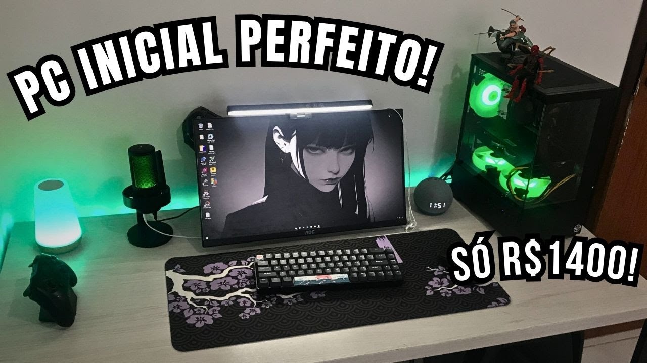 PC GAMER IDEAL de R$1400 pra RODAR Qualquer JOGO! Montagem com XEON e TESTES 2025!