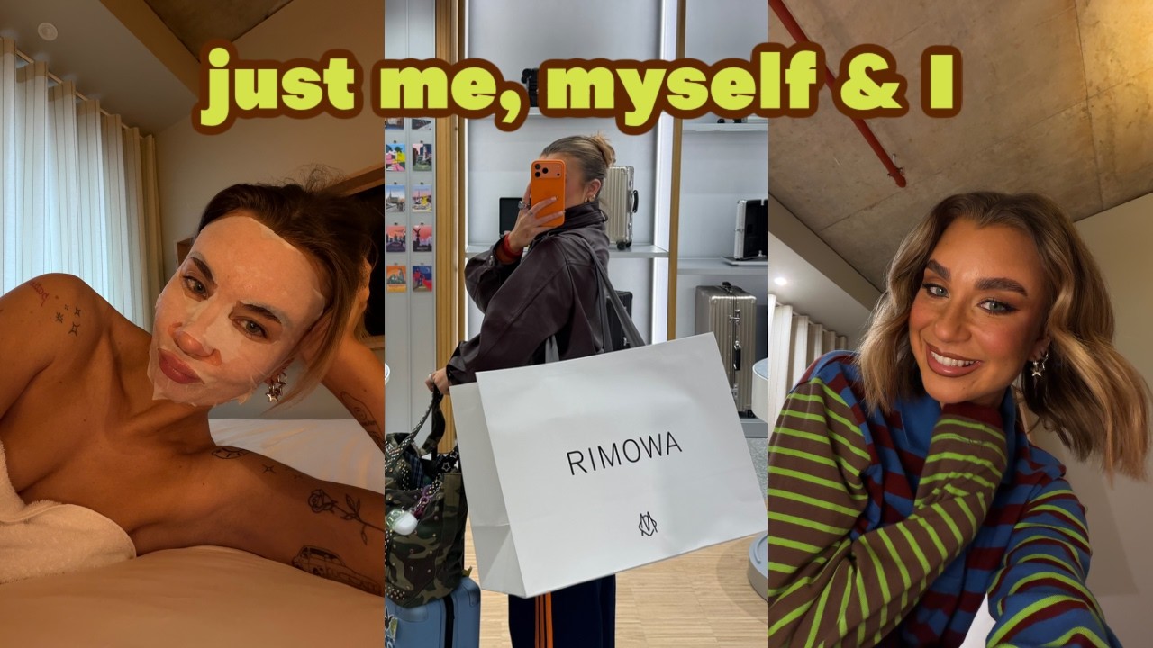 solo trip to London! shopping & work event